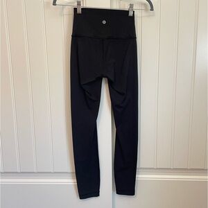 Lululemon Wunder Under Hi-Rise 7/8 Tight Luon 25" Black size 2